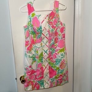Lilly Pulitzer Shift Dress, Size 4- perfect condition